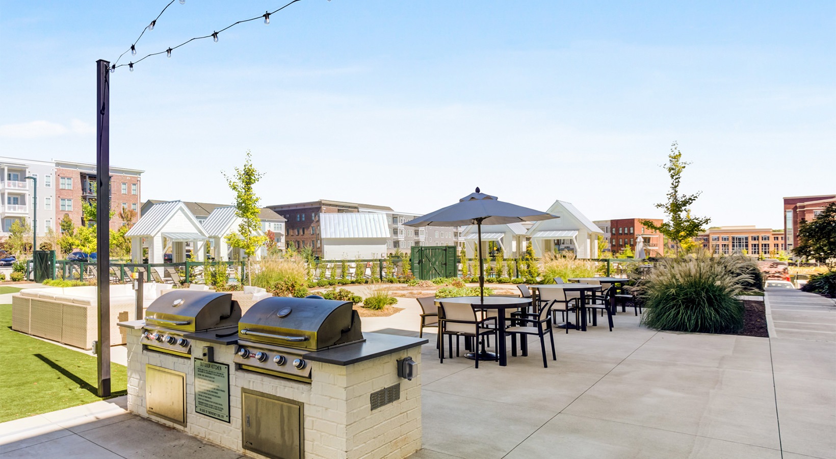 Town Center grilling stations