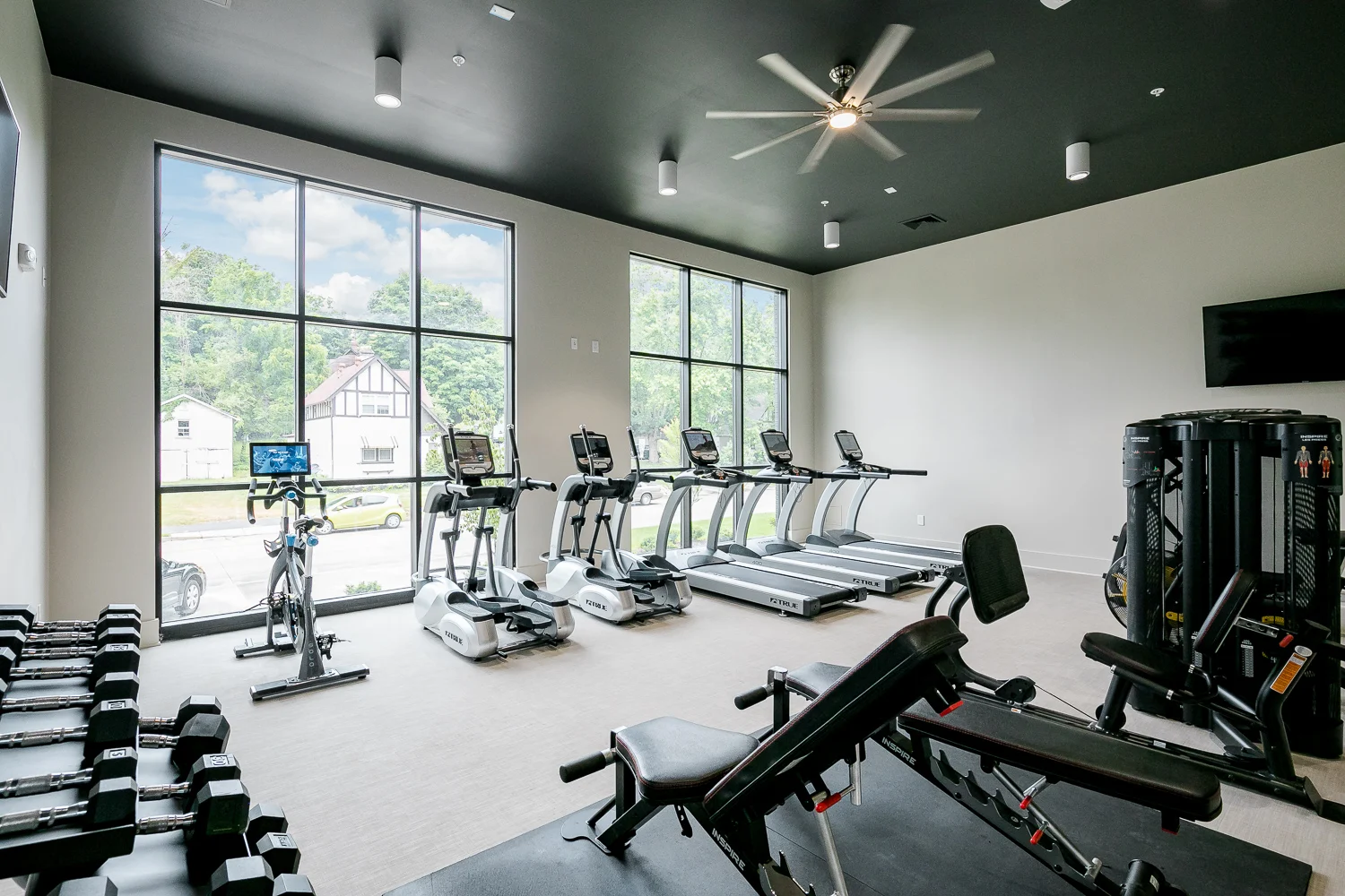 Town Park Lofts fitness center